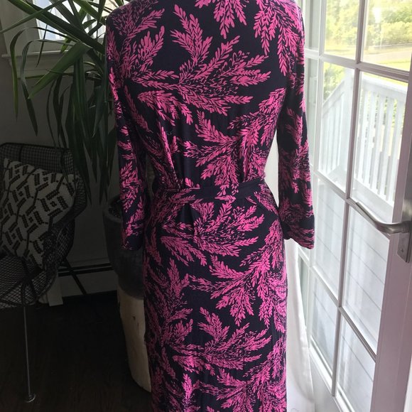 CAbi Floral Wrap Dress with Tie - Picture 6 of 7